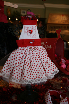 This couture doggie design, exclusively at Pawsitively Posh Pooch, St. Petersburg.