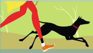 Happiness Is Running With A&nbsp;Friend.